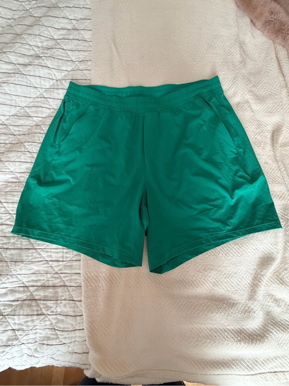 lululemon athletica Kelly Green Athletic Shorts
